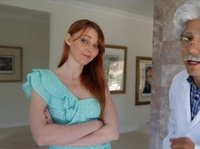 Magic pill has an incredible effect on this young redhead
